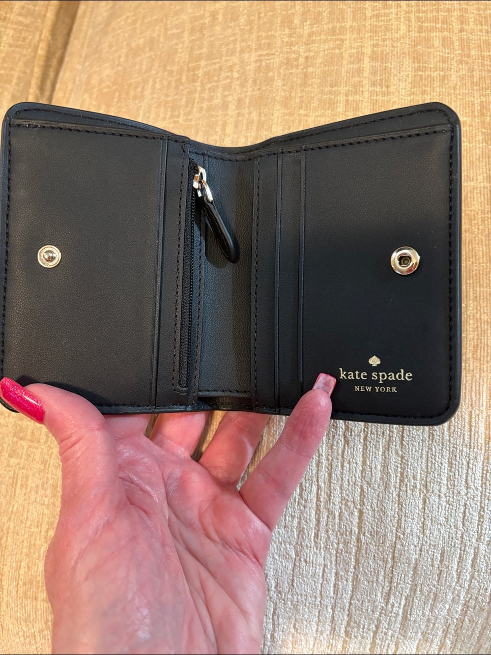 kate spade Black and Cream Floral Crossbody Bag - Picture 5 of 11